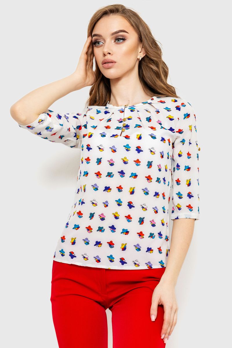 Блуза с принтом