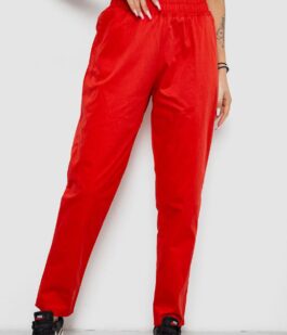 Брюки женские, цвет красный, 238R316