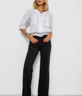 Блуза однотонная, цвет белый, 230R91-1