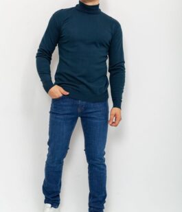 Свитер мужской, цвет джинс, 161R1880