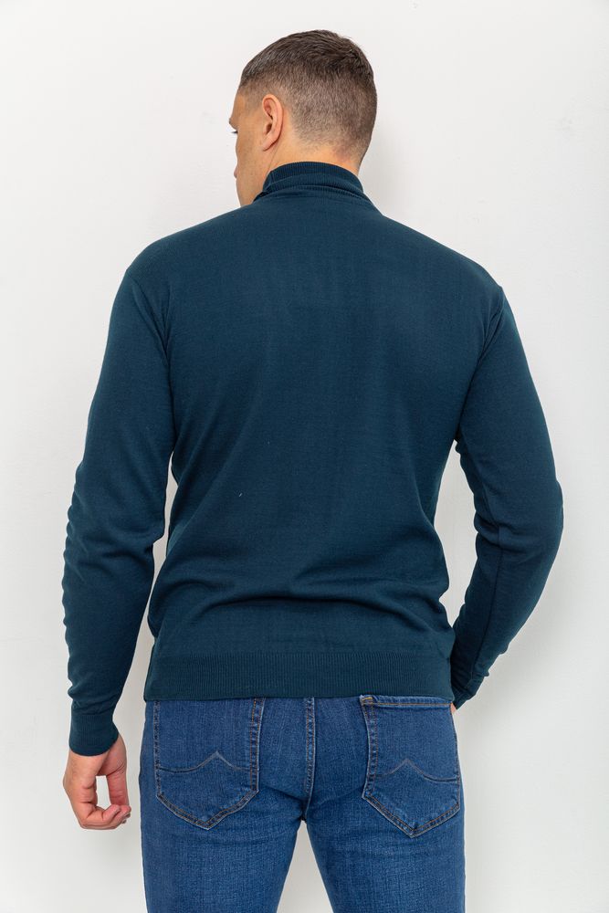 Свитер мужской, цвет джинс, 161R1880 — изображение 4