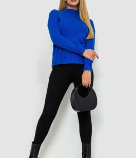 Кофта женская однотонная, цвет электрик, 244R2028