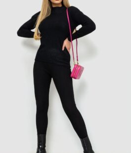 Кофта женская однотонная, цвет черный, 244R2028