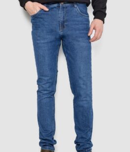 Джинсы мужские демисезонные, цвет синий, 243R8048