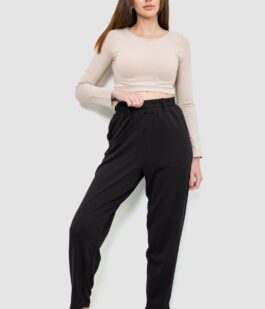 Штаны женские MOM, цвет черный, 102R5246