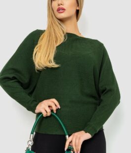 Кофта женская однотонная, цвет хаки, 244R2034