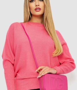 Кофта женская однотонная, цвет розовый, 244R2034