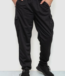 Спортивные штаны мужские, цвет черный, 244R41266