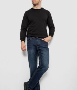 Джинсы мужские прямого кроя, цвет синий, 244R9903