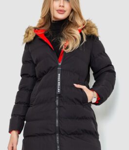 Куртка женская двусторонняя, цвет черно-красный, 129R818-555