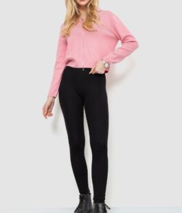 Кофта женская на молнии с капюшоном, цвет розовый, 244R008