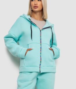 Спортивный костюм женский на флисе, цвет мятный, 238R5715