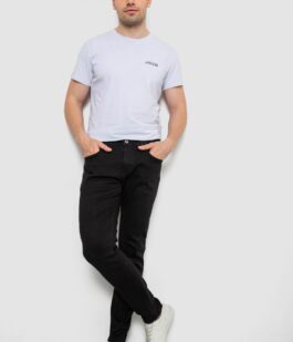 Джинсы мужские, цвет черный, 244R8347