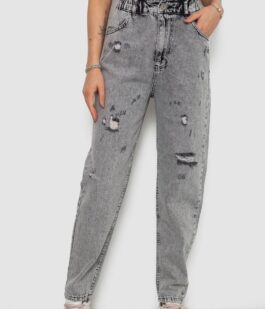Джинсы женские Mom-fit, цвет серый, 244R1601S20-LZ