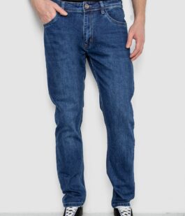 Джинсы мужские демисезонные, цвет синий, 243R8111