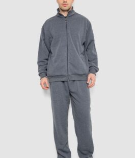 Спортивный костюм мужской на флисе, цвет серый, 244R981-LH