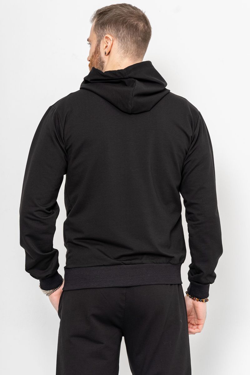 Спорт костюм мужской демисезонный, цвет черный, 223R005 — изображение 4