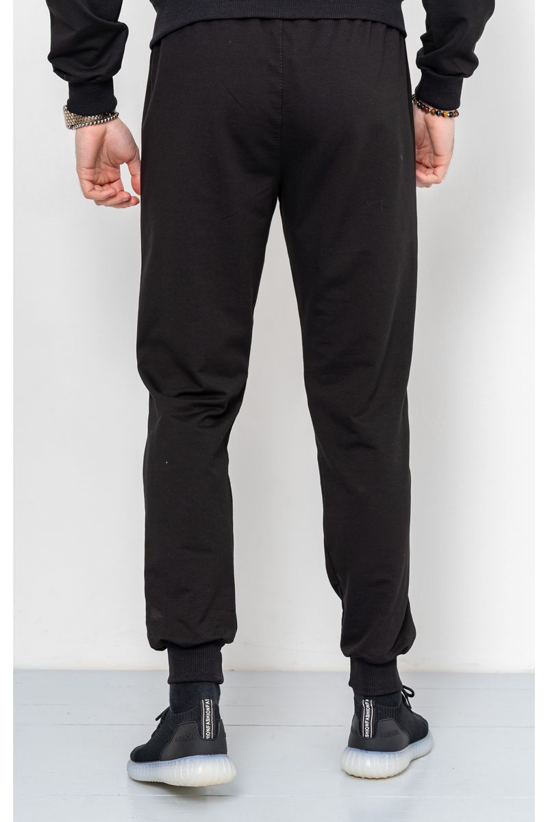 Спорт костюм мужской демисезонный, цвет черный, 223R005 — изображение 7