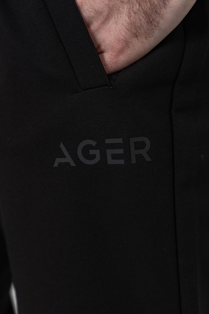 Спорт костюм мужской демисезонный, цвет черный, 223R005 — изображение 9