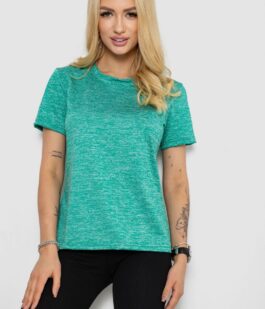 Футболка женская, цвет зеленый, 244R2220