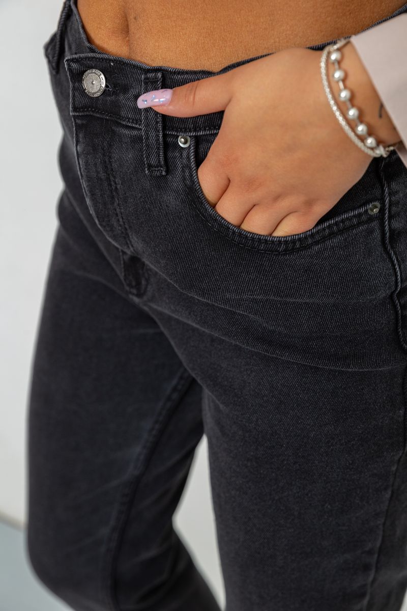 Джинсы женские, цвет черный, 244R163-449 — изображение 5