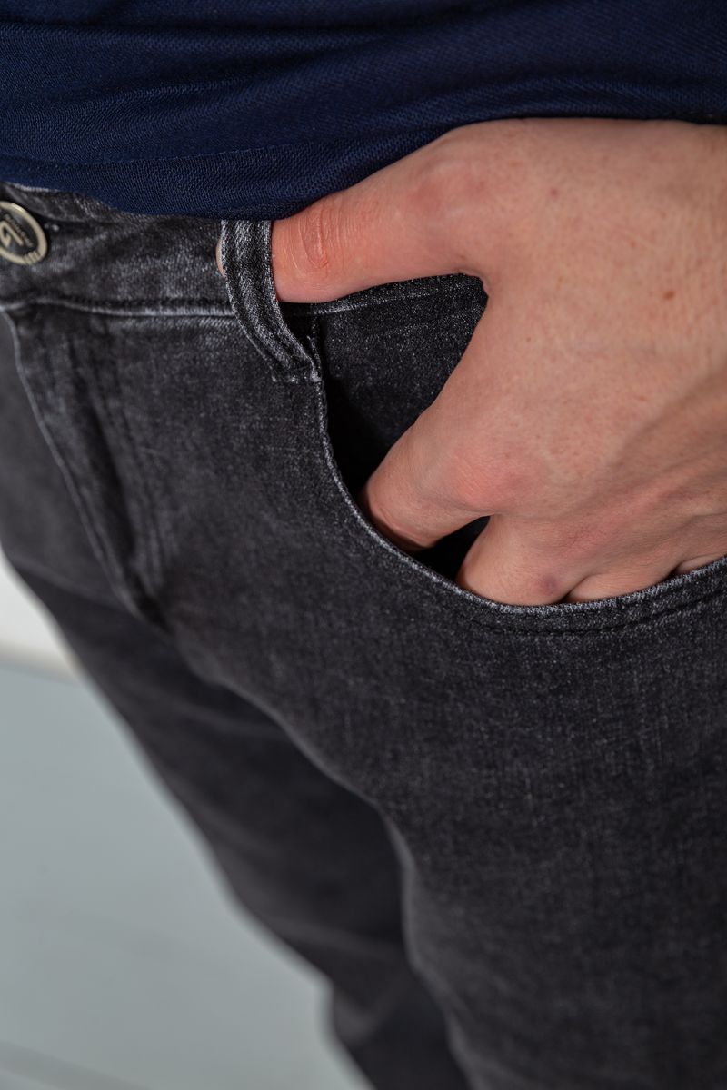 Джинсы мужские, цвет серый, 244RW102 — изображение 5