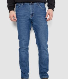 Джинсы мужские демисезонные, цвет синий, 243R8050