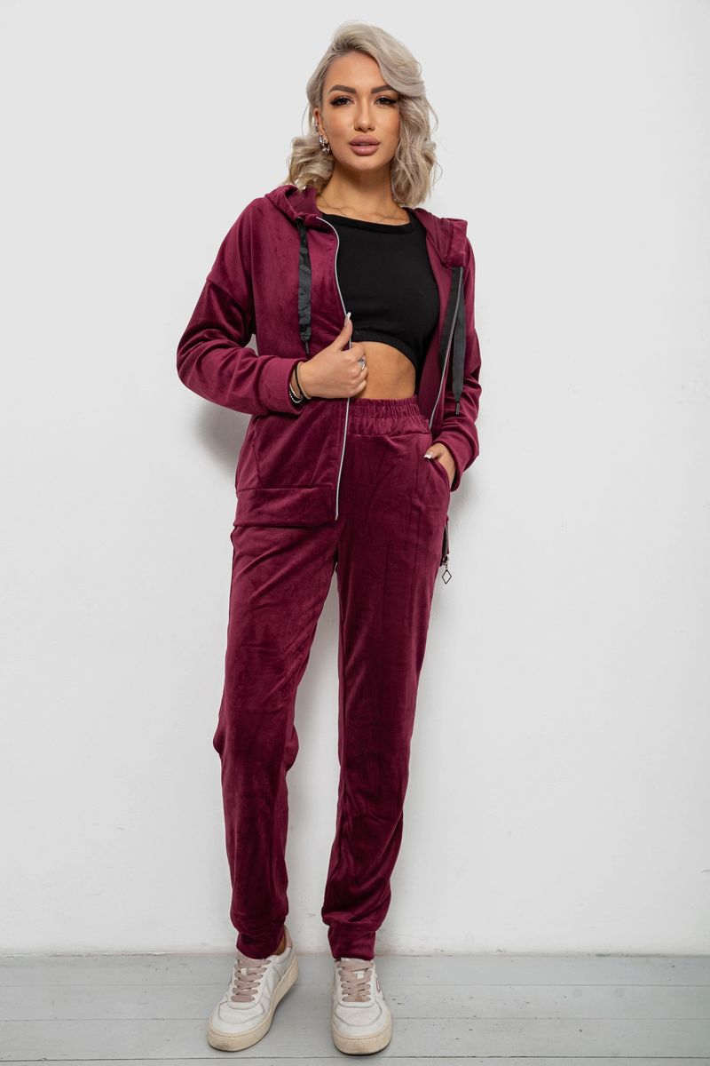 Спортивный костюм женский велюровый