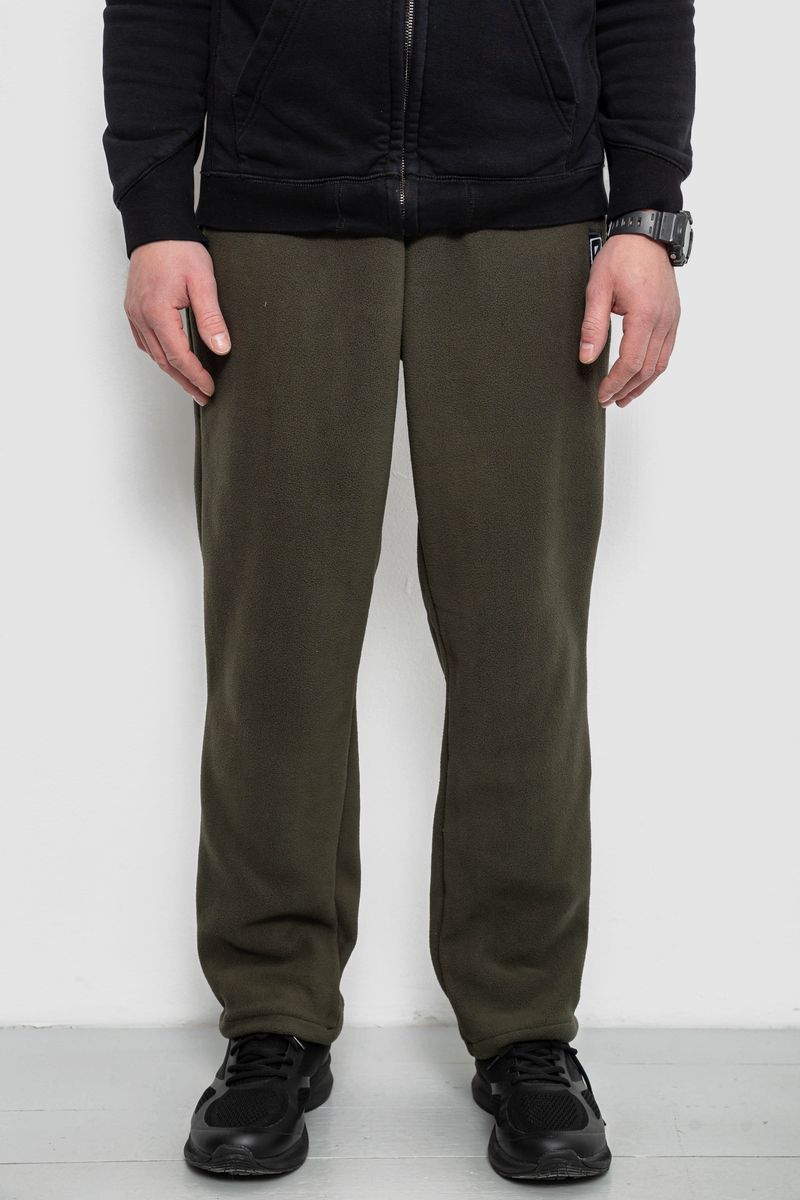 Спортивные штаны мужские однотонные на поларфлисе