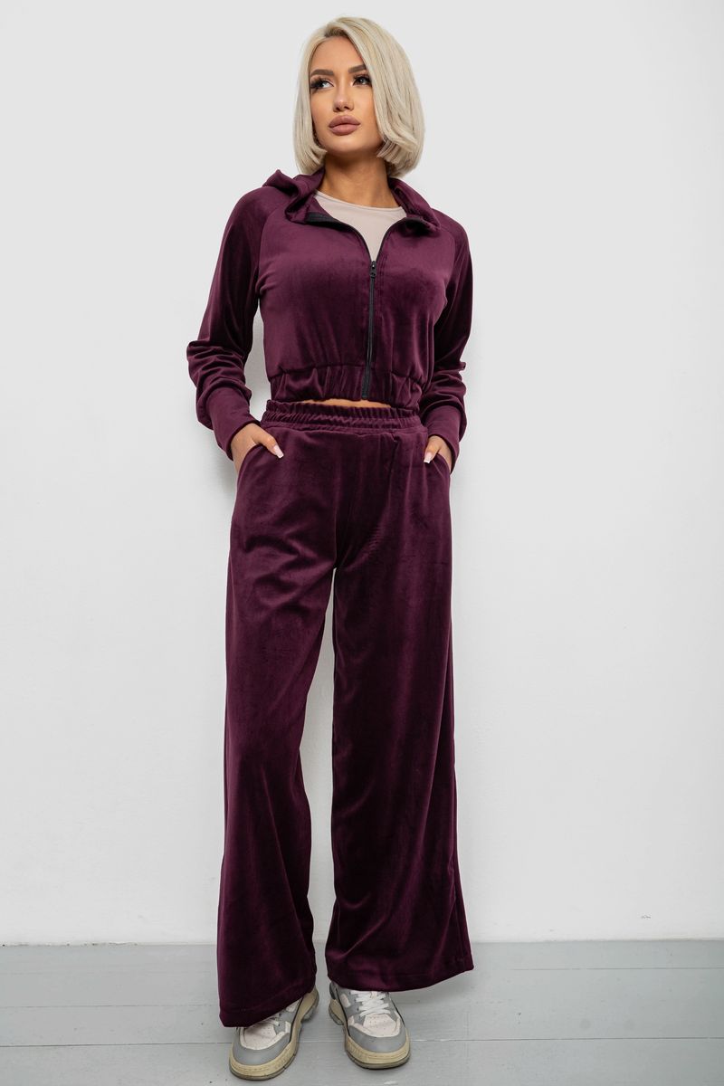 Спортивный костюм женский велюровый