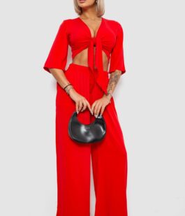 Костюм женский, цвет красный, 258R270