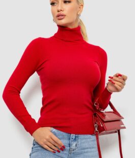 Гольф женский однотонный, цвет бордовый, 204R921