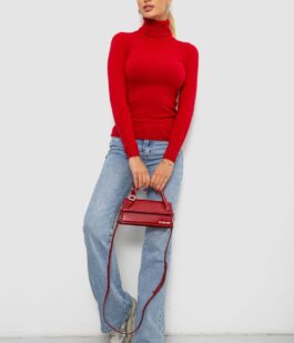 Гольф женский однотонный, цвет бордовый, 204R921