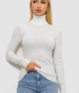 Гольф женский однотонный, цвет белый, 204R921