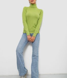 Гольф женский однотонный, цвет фисташковый, 204R921