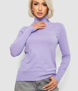 Гольф женский однотонный, цвет сиреневый, 204R921