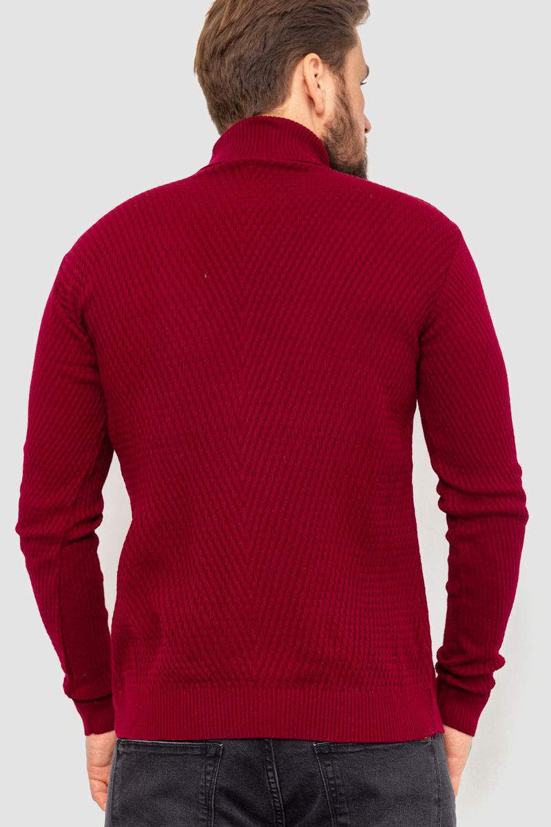 Гольф мужской, цвет бордовый, 161R857 — изображение 4