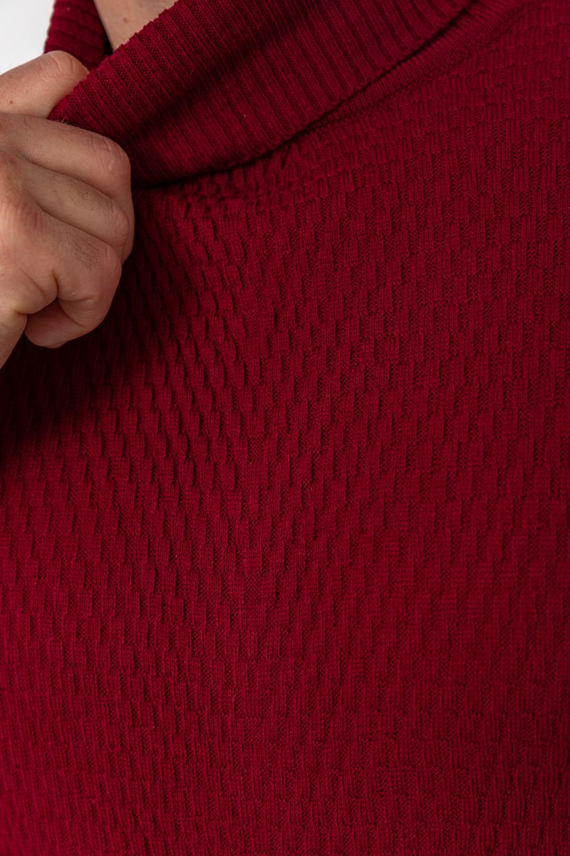 Гольф мужской, цвет бордовый, 161R857 — изображение 5