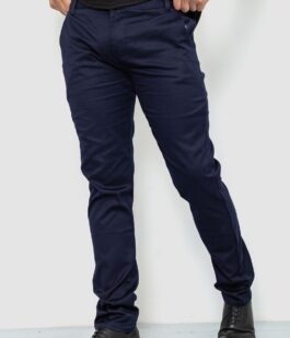 Брюки мужские классические, цвет темно-синий, 244R6607