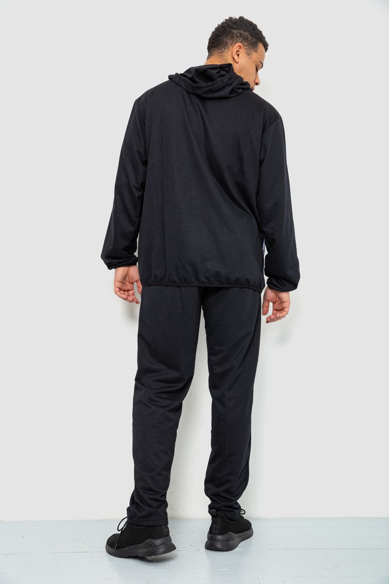 Спорт костюм мужской, цвет черно-серый, 244R9133 — изображение 4