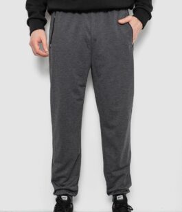 Спортивные штаны мужские, цвет серый, 244R434