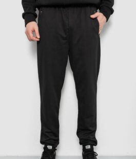 Спортивные штаны мужские, цвет черный, 244R434