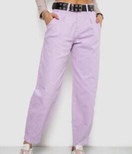 Джинсы женские баллоны, цвет сиреневый, 250R00276