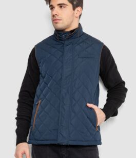 Жилетка мужская демисезонная, цвет темно-синий, 244RM5