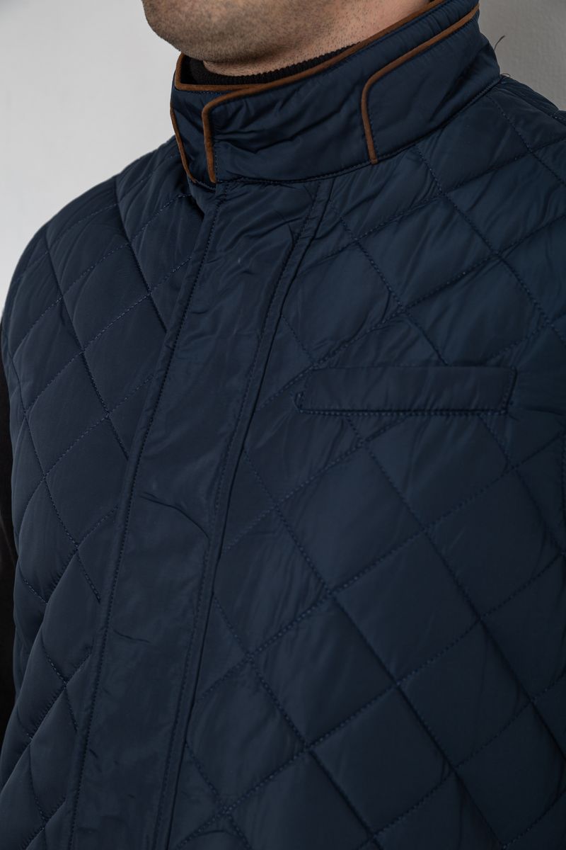 Жилетка мужская демисезонная, цвет темно-синий, 244RM5 — изображение 5