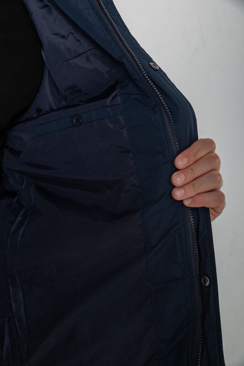 Жилетка мужская демисезонная, цвет темно-синий, 244RM5 — изображение 8