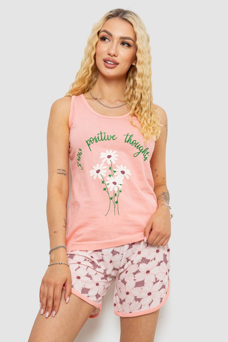 Пижама женская с принтом