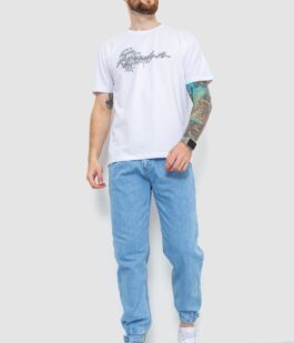 Футболка мужская батал, цвет белый, 208R019