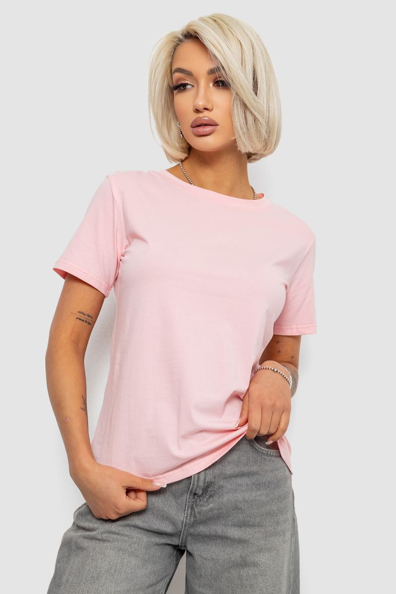 Футболка женская однотонная