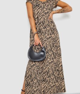 Платье жатка, цвет бежевый, 102R5262